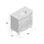 Ensemble de meuble-lavabo de salle de bain simple 36 po Pinegar