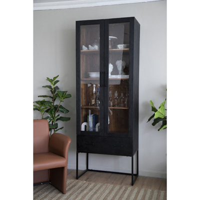 31.5x18x86.5" Cabinet, Black
