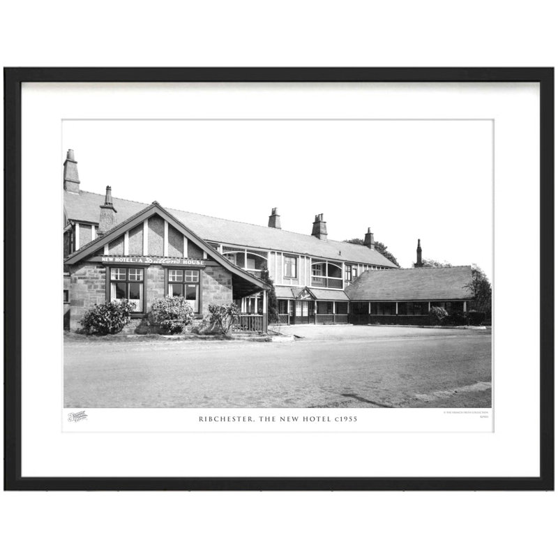 Ribchester, The New Hotel C1955 - Single Picture Frame Print, 28cm H x 36cm W x 2.3cm D