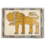 Animal Pictorial lion Hand Knotted 2'X 3'