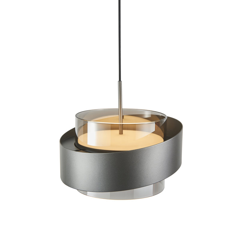Axis 1-Light Pendant - Graphite