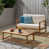 Teak Frame / Beige Cushion selected