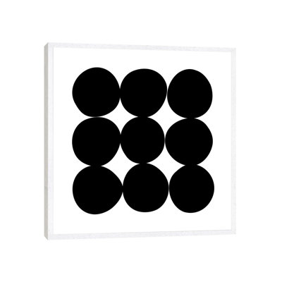 Black+White Dot Gallery Wall II by The Maisey Design Shop - Gallery-Wrapped Canvas Giclée on Canvas