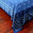Cotton Floral Tablecloth Rectangle Indigo Blue-1505551503