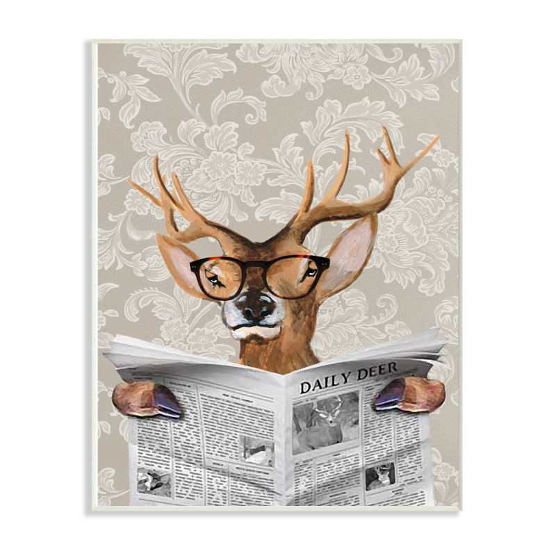 Art sur toile Barnaby, Plaque murale, H 18 po x l 12 po x P 0,5 po