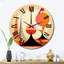 Pleine horloge murale Mid-Century-93380603