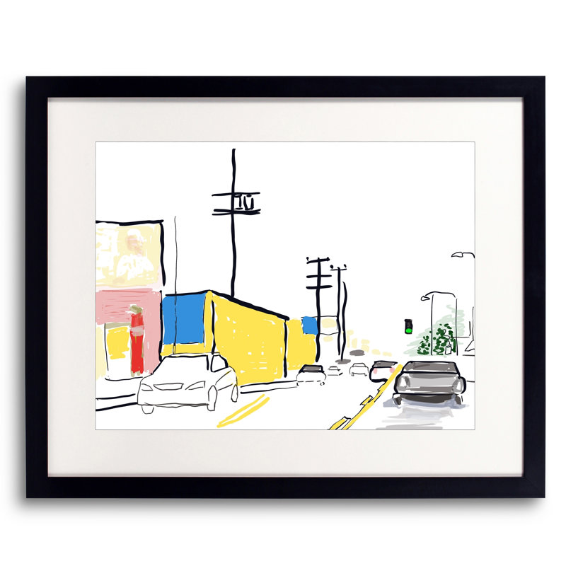Beverly Boulevard Print by Deborah Blum