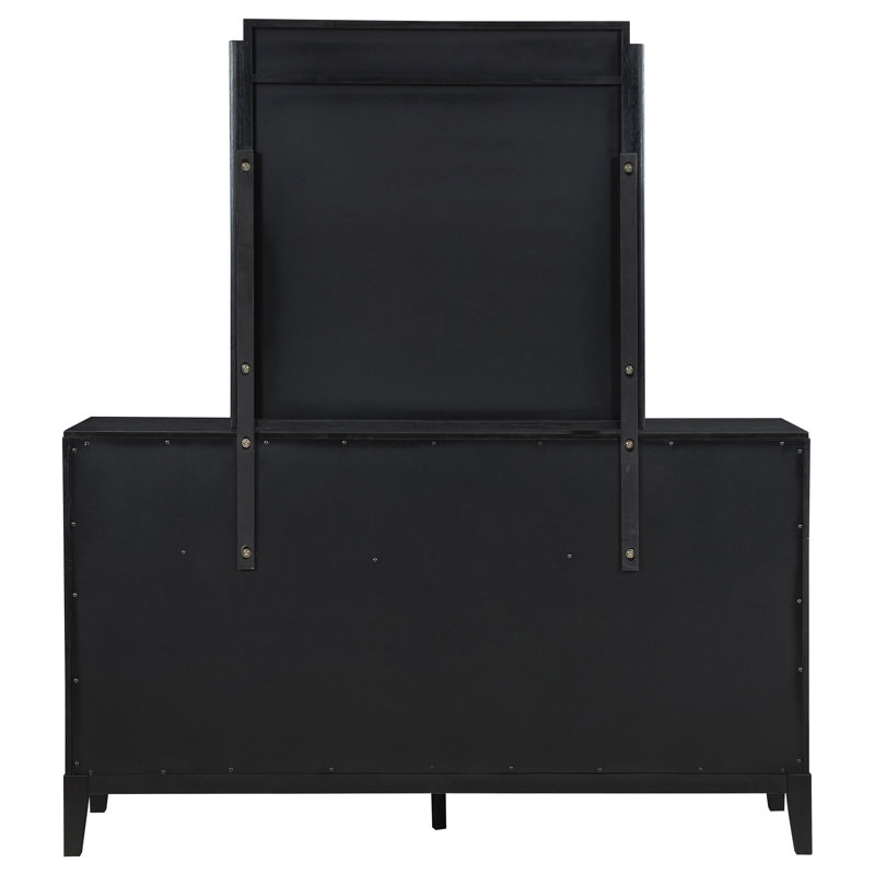 Commode 8 tiroirs avec miroir Ennis