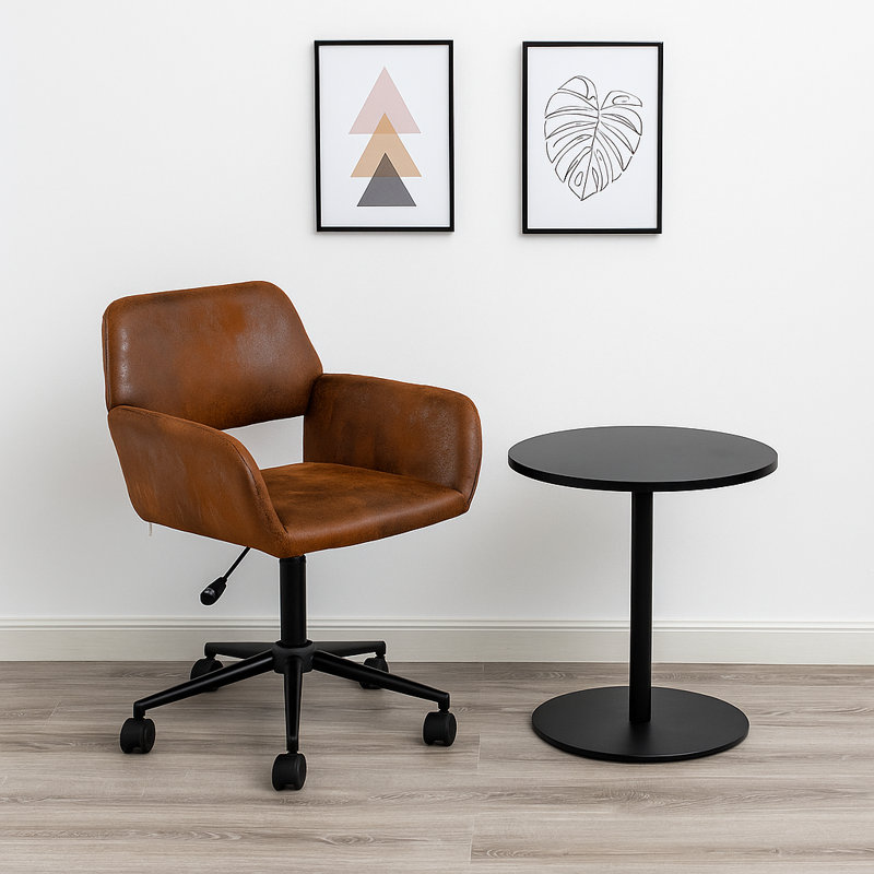 Christoval Waiting Room & Reception Chairs Seating, Brown