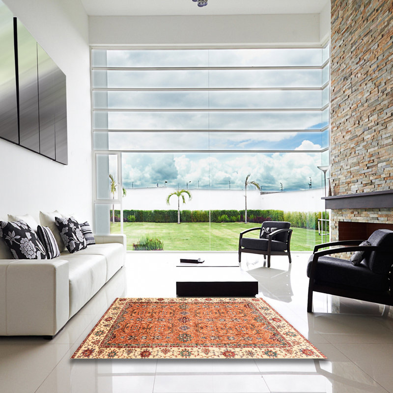 Abstract Indoor Rug, Square 3'