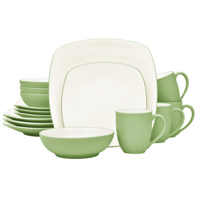 Service de table carré 16 pièces Noritake Colorwave, service pour 4
