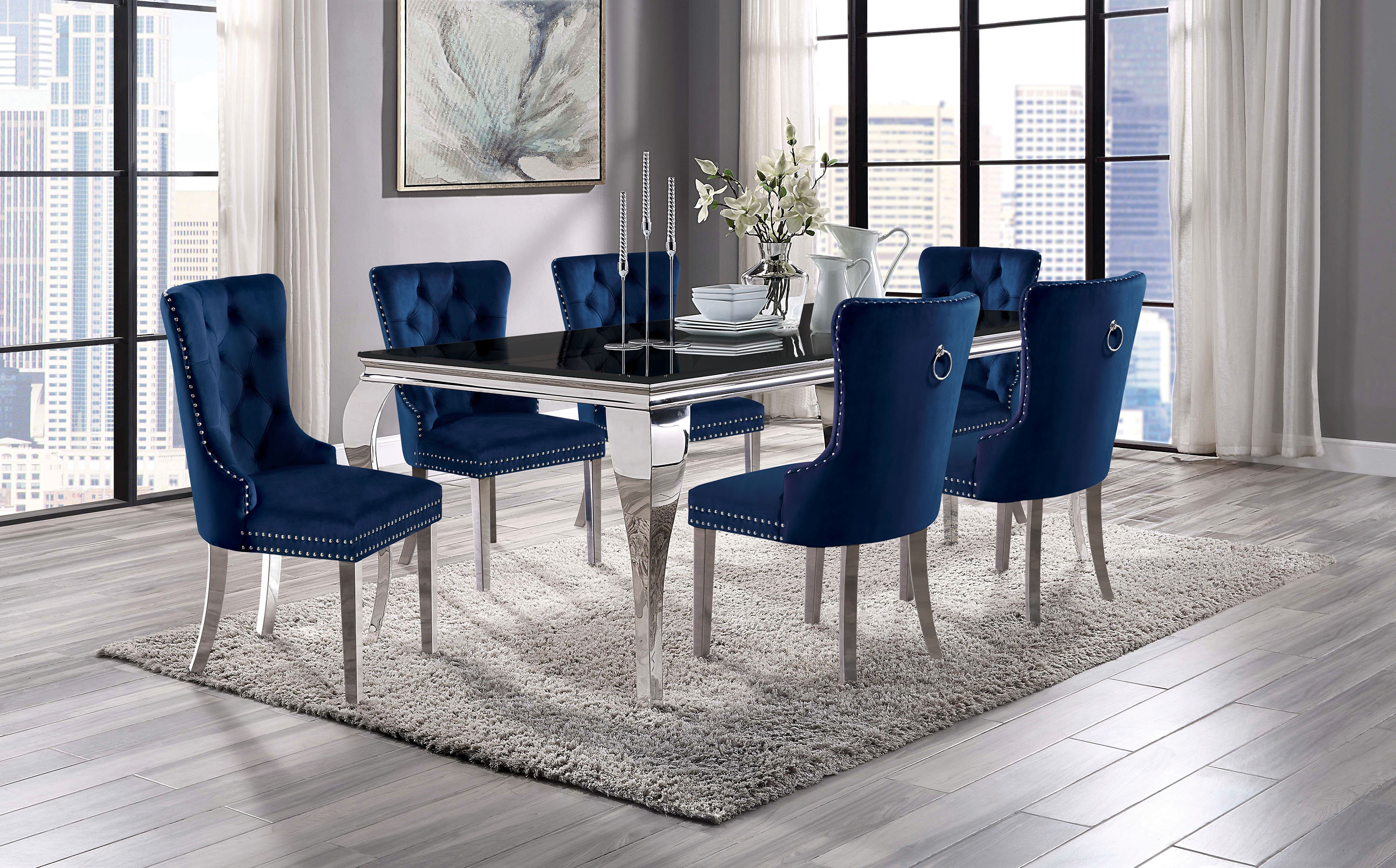 Everly Quinn Jalayne 6 - Person Dining Set | Wayfair