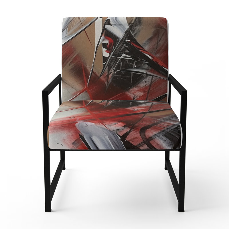 Fauteuil d'appoint Curci - Fractals, Noir, noir, noir, noir