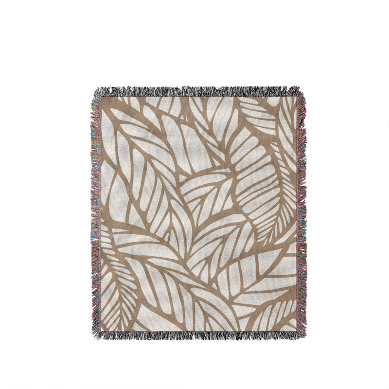 Jeté en coton Caro, 50 x 70, Beige