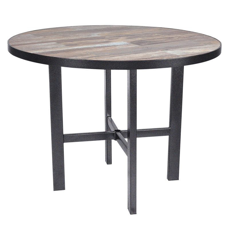 Tables Outdoor Round Bar Table, Urban Shift, Copper Creek, 39 H" W x 42" W x 42" D