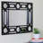 29.5" Framed Geometric Openwork Rectangular Wall Mirror-1520763310