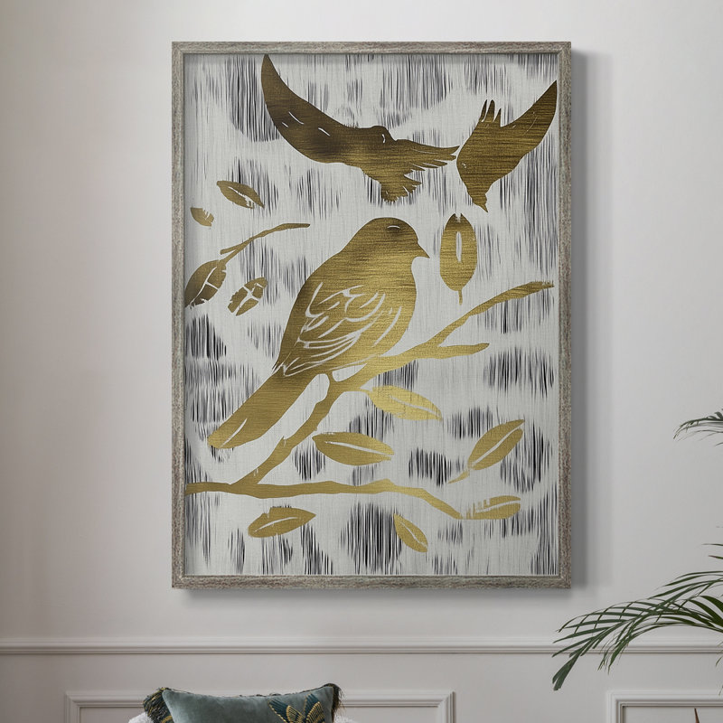 «Christmas Holiday Art LXVII», reproduction d'art encadrée - bois massif, H 11 po x l 9 po