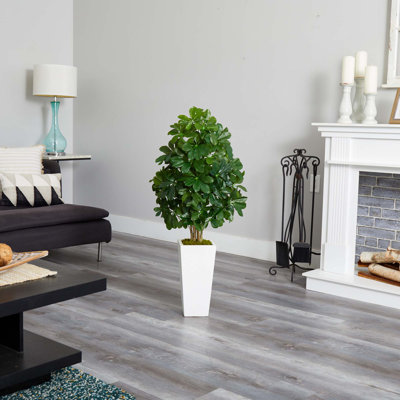 40 " H Faux Ficus Plant in Ceramic Planter