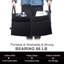 Panier de pique-nique avec sac isotherme et 4 compartiments pliables, noir