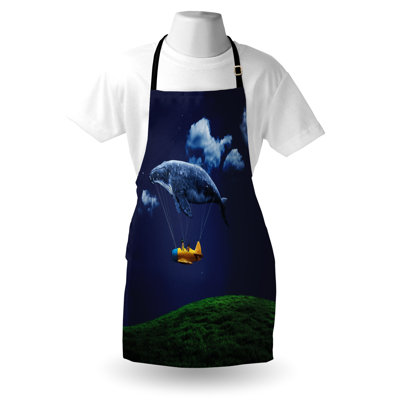 No Pattern Bib Apron
