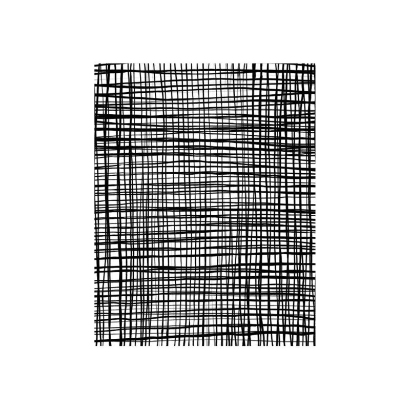 Line Study III Print by Guseul Park, 38" H x 30" W x 1.5" D, Image Brush Gel