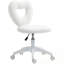 Chaise de bureau sans accoudoirs avec roulettes pivotantes