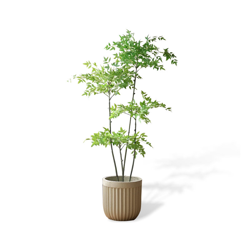 Plantes et arbres en plastique vert 9,65 po