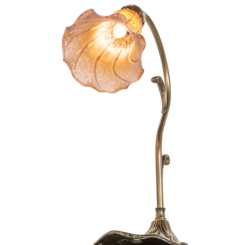 Frentz Arched Table Lamp, Amber/Purple