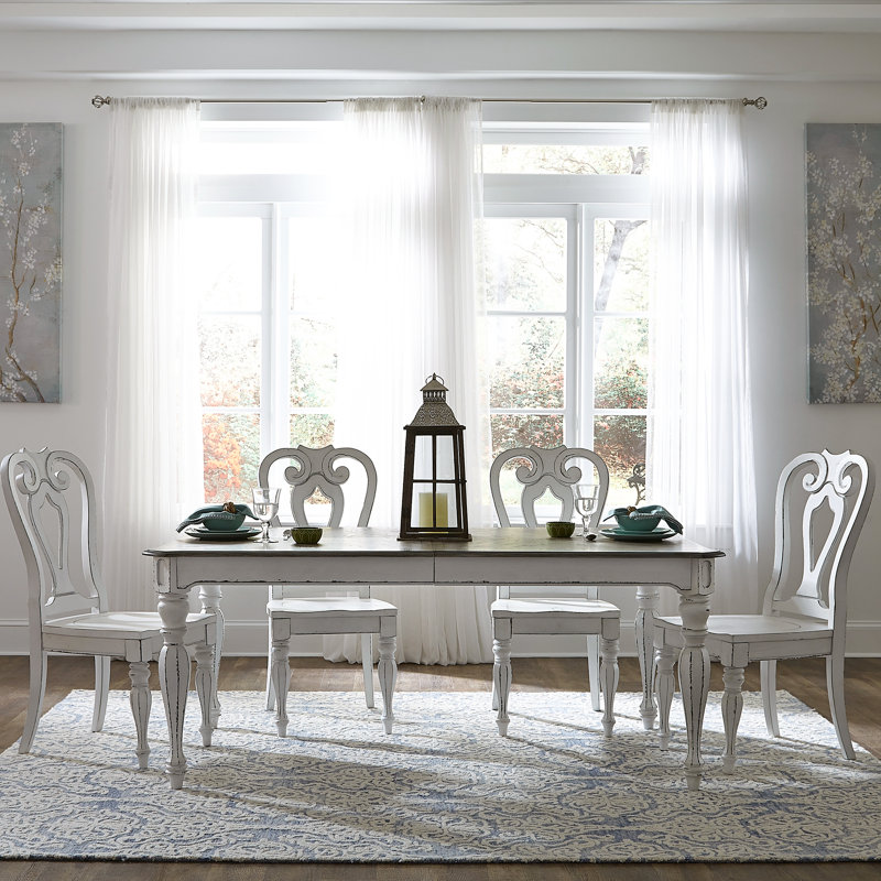 Ensemble de salle à manger extensible Griffis, H 30 po x L 108 po x l 44 po