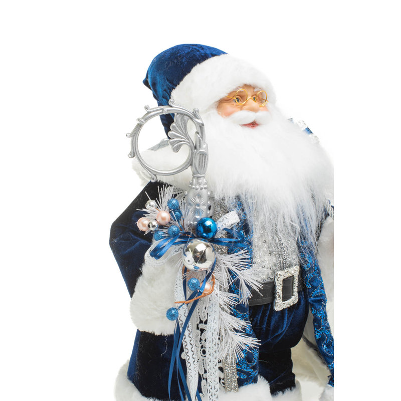 Père Noël bleu nordique