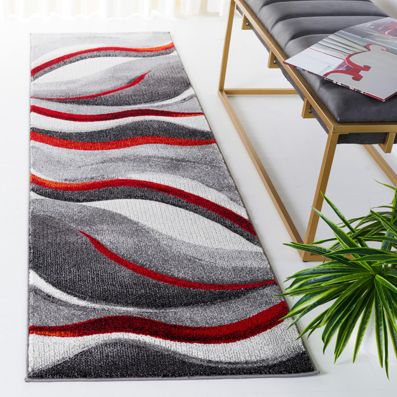 Vilica Performance Abstract Rug, Runner 2'3" x 10'