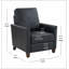 Fauteuil inclinable moderne Pablo