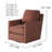Swivel Glider Armchair-67820101