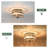 Jashaun 4-light Crystal Flush Mount Ceiling Light-227838552
