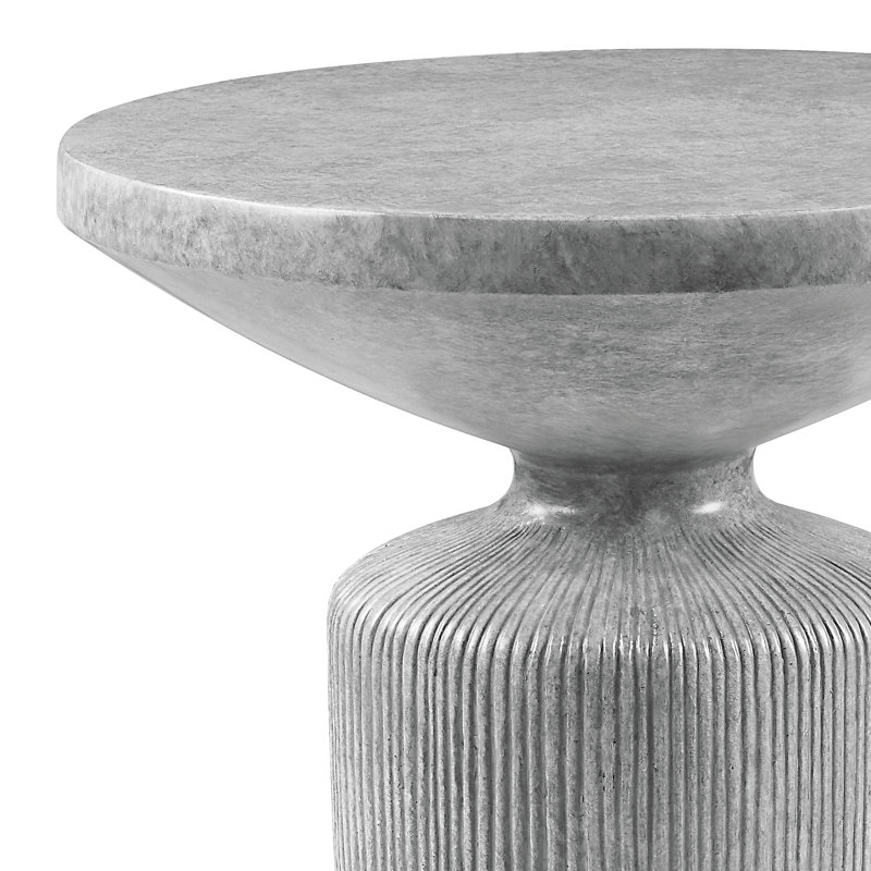 End Table, Weathered Gray Finish