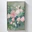"Romantic Rendezvous Florals I" par Julia Purinton, reproduction sur toile dans un cadre flottant blanc-110965706-110965710