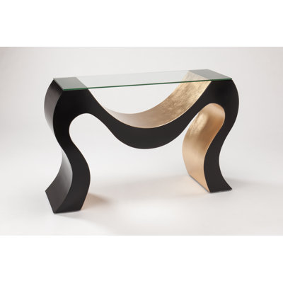 48'' Glass Top Console Table