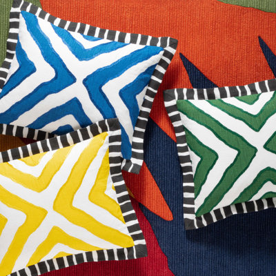 Graphic Hand Tufted Wool Rug