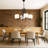Adjustable Height 4 Lights Classical Chandelier