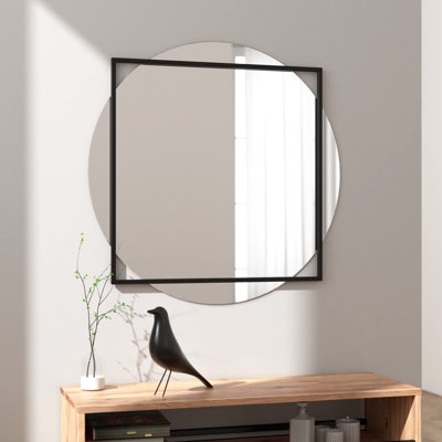 Metal Flat Wall Mirror