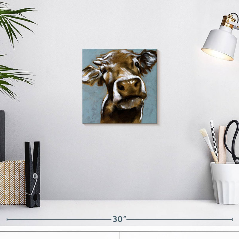 Brampt Cow Kisses I, H 10 po x l 10 po