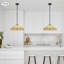  Luminaire suspendu pour cuisine 2 lumières 16 po