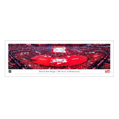 Detroit Red Wings, Centennial Stick Salute - sans cadre