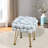 16" Wide Velvet Square Ottoman-84924229