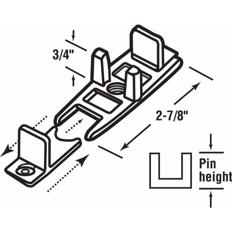 Wardrobe Door Bottom Guide