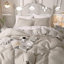 Ensemble de housse de couette Waffle Weave-110476436-112602235