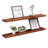 2 Piece Pine Floating Shelf