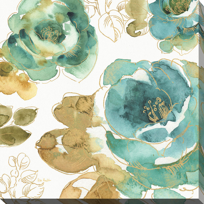 " My Greenhouse Roses III ", 36" H x 36" W x 1.5" D, Wrapped Canvas