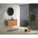 Alma 20.7'' Chrome Polymarble Oval Bathroom Sink