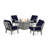 Prairie 5 Piece Multiple Chairs Seating Group with Cushions-88752828-131209905